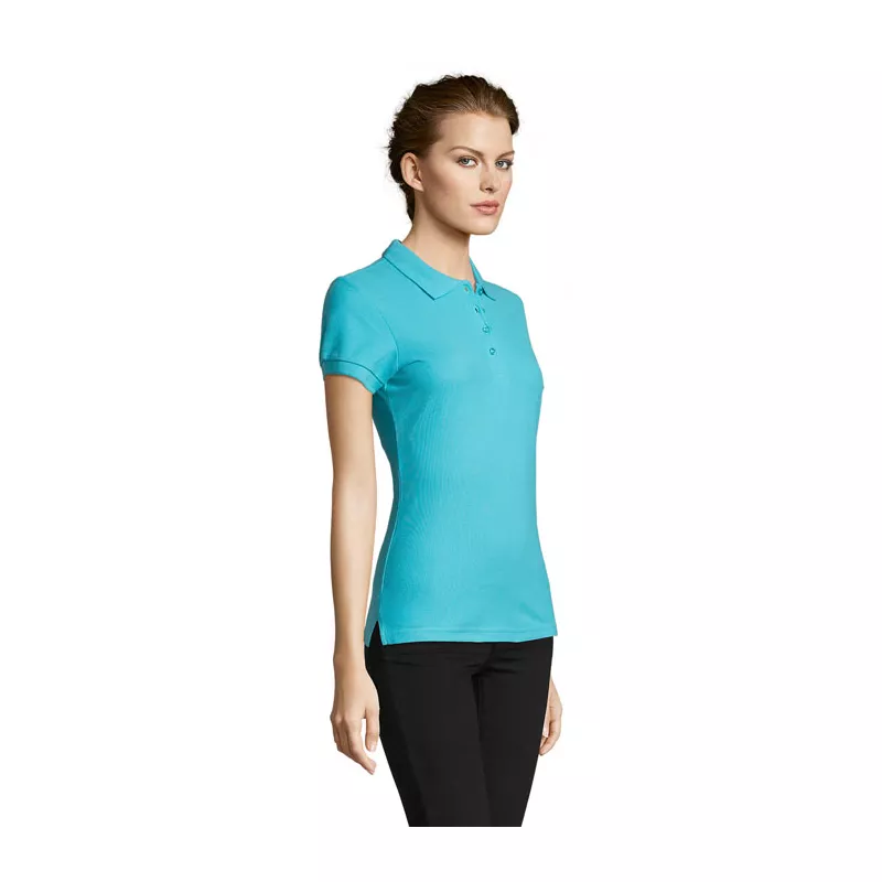 Koszulka polo damska piqué 210 g/m² Sol's PEOPLE - Niebieski Atol (S11310-AL)