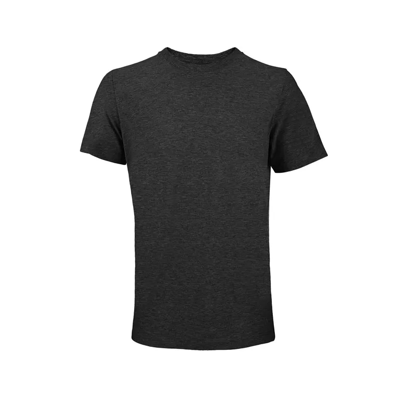 Koszulka unisex z czesanej bawełny Sol's TUNER - Charcoal Melange (S04203-CE)