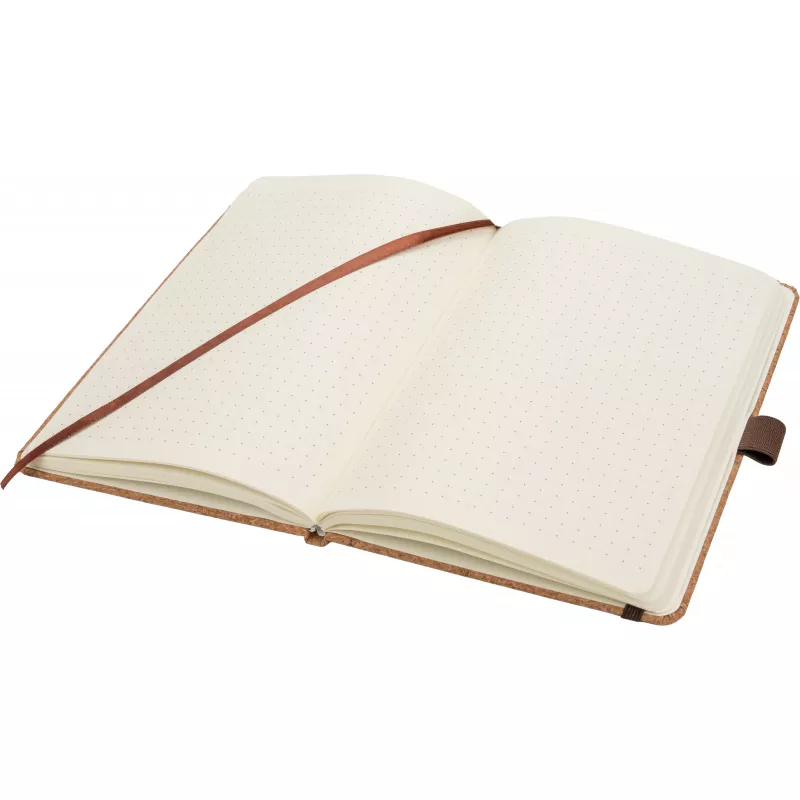 Notes A5 w kropki z długopisem BASTOGNE - beżowy (218813)