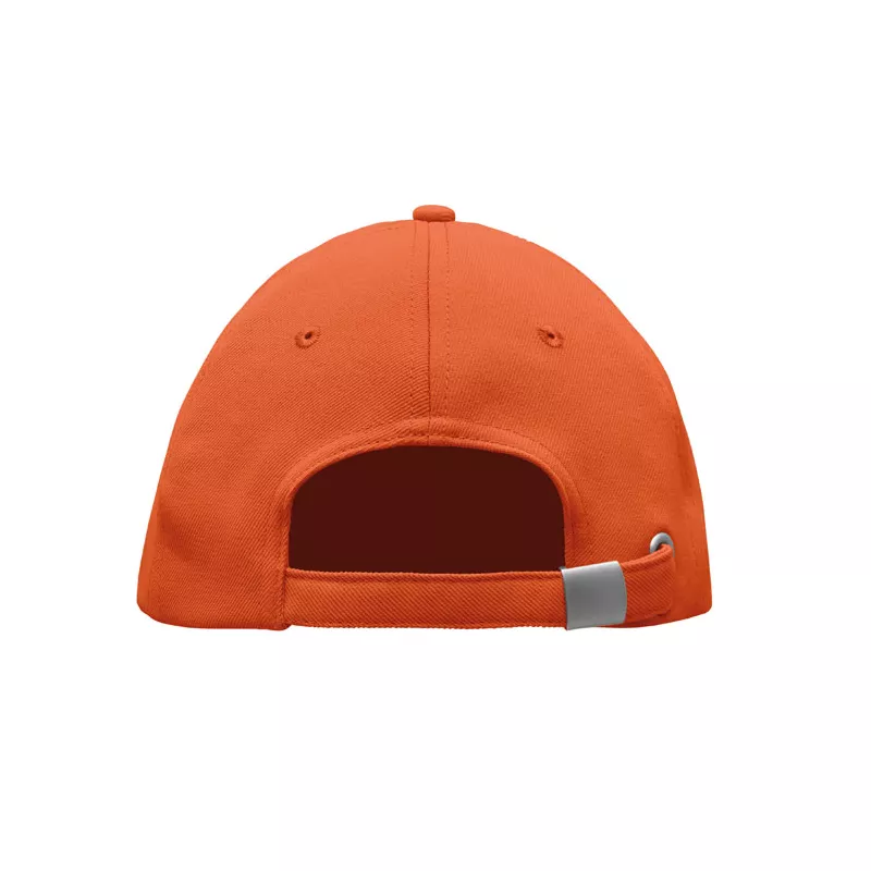 Czapka z daszkiem 5-panelowa RPET 210 g/m² SENGA - Pomaranczowy (MO6831-10)