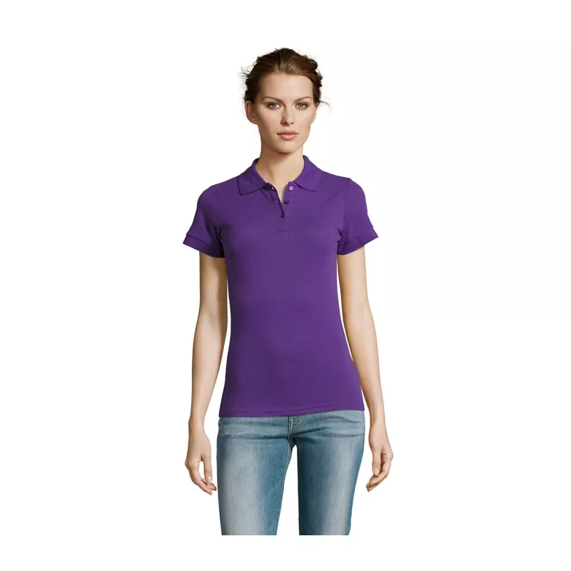 Koszulka polo damska 200 g/m² Sol's PRIME WOMEN - Dark Purple (S00573-DA)