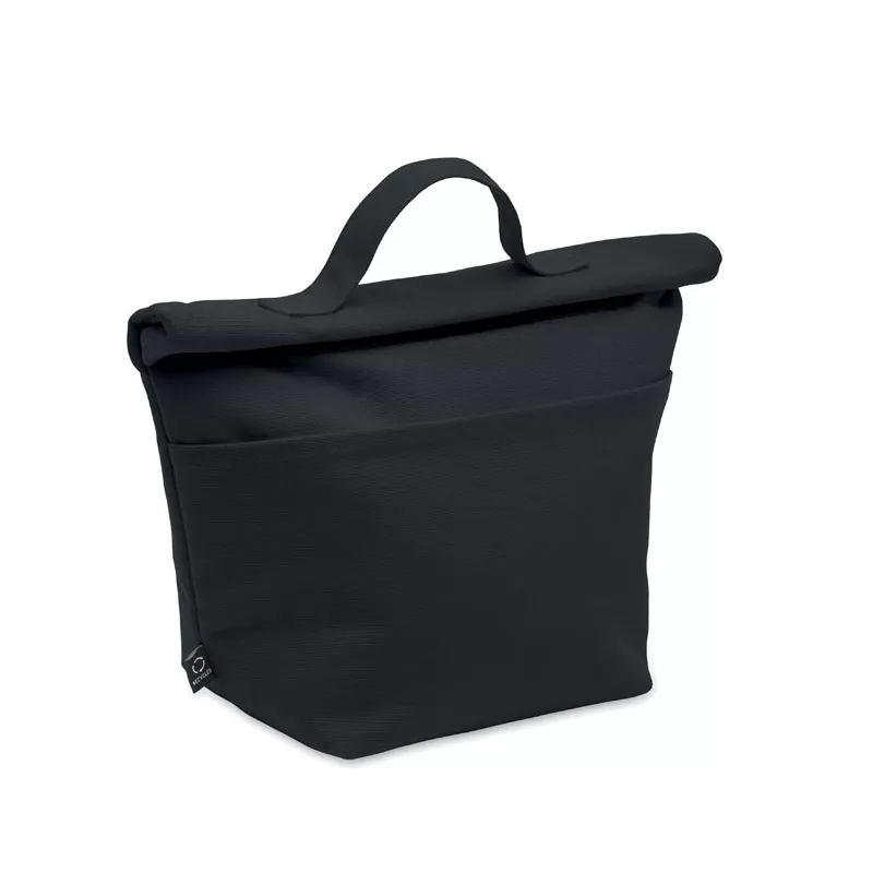 Torba termiczna na lunch z recyklingu RECOBA COLOUR - Czarny (MO2551-03)