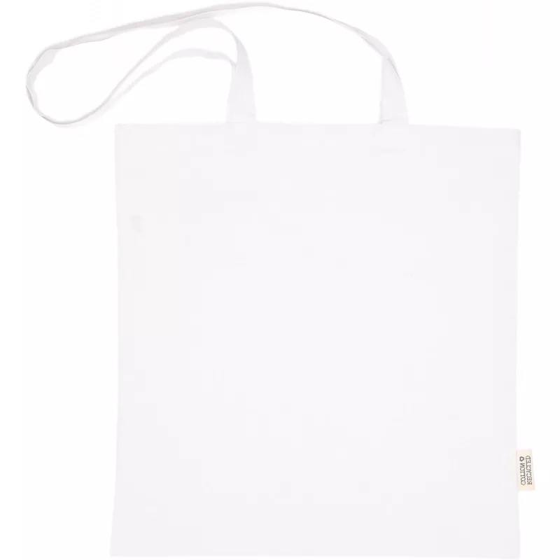 Torba bawełniana z długimi uszami 180g/m2 z materiałów z recyklingu GLEN - biały (6469806)