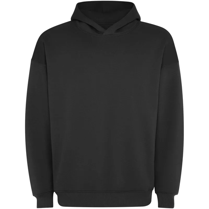 Bluza z kapturem Otto, styl oversize, unisex - Czarny (R6702-BLACK)