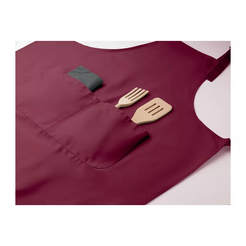 Fartuch kuchenny z polibawełny 240 g/m² GALA - Burgund (MO2349-02)