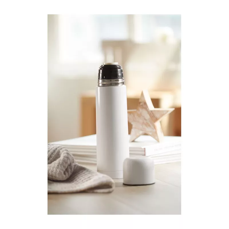 Termos stalowy dwuścienny 500 ml CHAN - Bialy (MO8314-06)