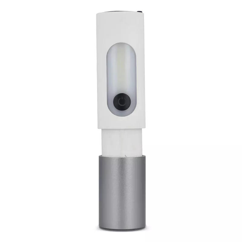 Akumulatorowa latarka LED 10W z funkcją zoom 300lm - biały (LT93319-N0001)