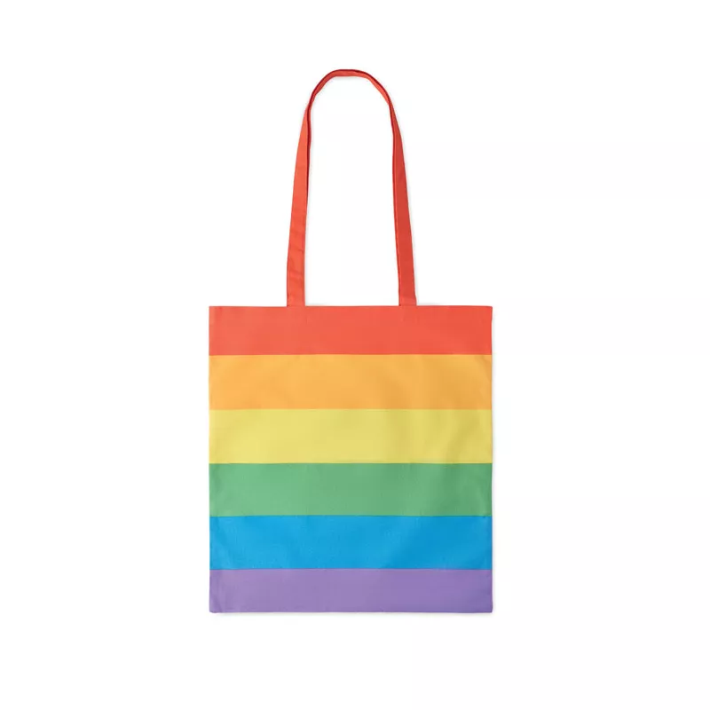 Torba bawełniana tęczowa 200 g/m² BOREALIS - Wielokolorowy (MO6353-99)