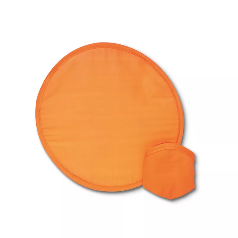 Frisbee składane z poliestru w etui ATRAPA - Pomaranczowy (IT3087-10)