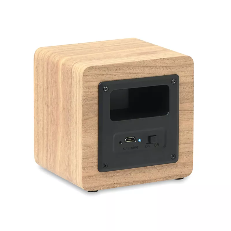 Głośnik bezprzewodowy z MDF 3W SONICONE - Drewna (MO9084-40)