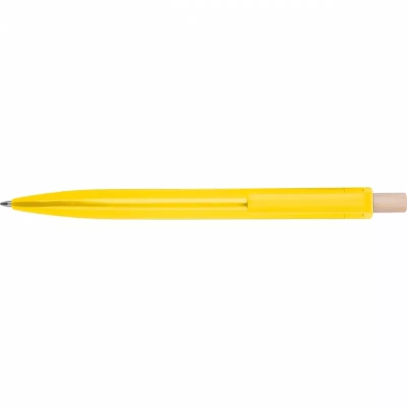 Długopis plastikowy ABS z recyklingu BOA VISTA - żółty (528208)