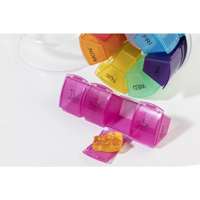 Everypill zestaw pojemników na tabletki - biały (AP800256)