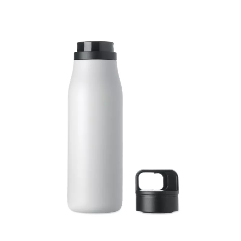 Butelka termiczna ze stali z recyklingu 500 ml EMPIRE - Bialy (MO3176-06)