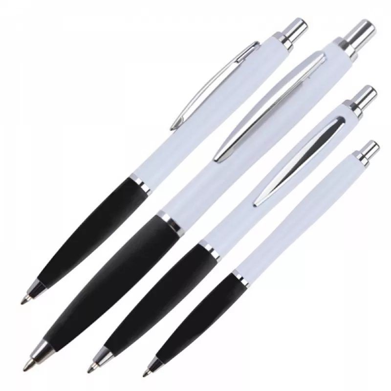 Długopis plastikowy JEKATERINBURG - biały (078206)