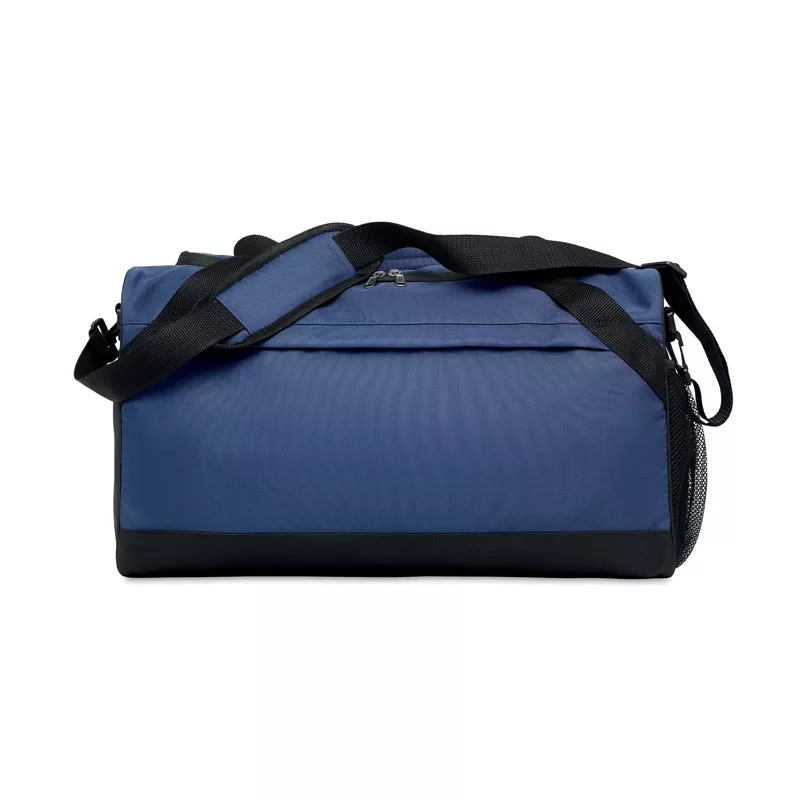 Torba sportowa z RPET 600D z odpinanym paskiem TERRA + - Niebieski (MO6209-04)