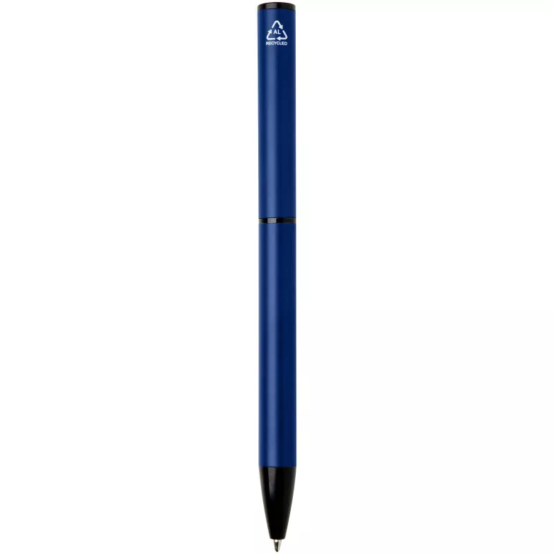 Verton - długopis obrotowy z aluminium z recyklingu, z etui (niebieski wkład) - Ocean Blue2 (10733155)