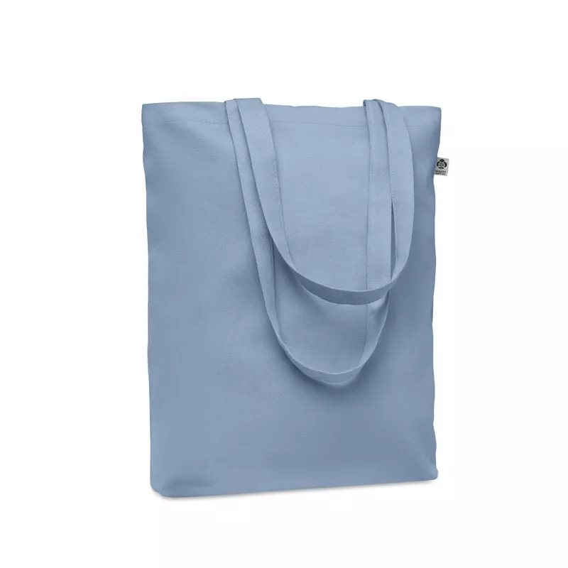Torba płócienna z bawełny organicznej 270 g/m² COCO - Baby Blue (MO6713-66)