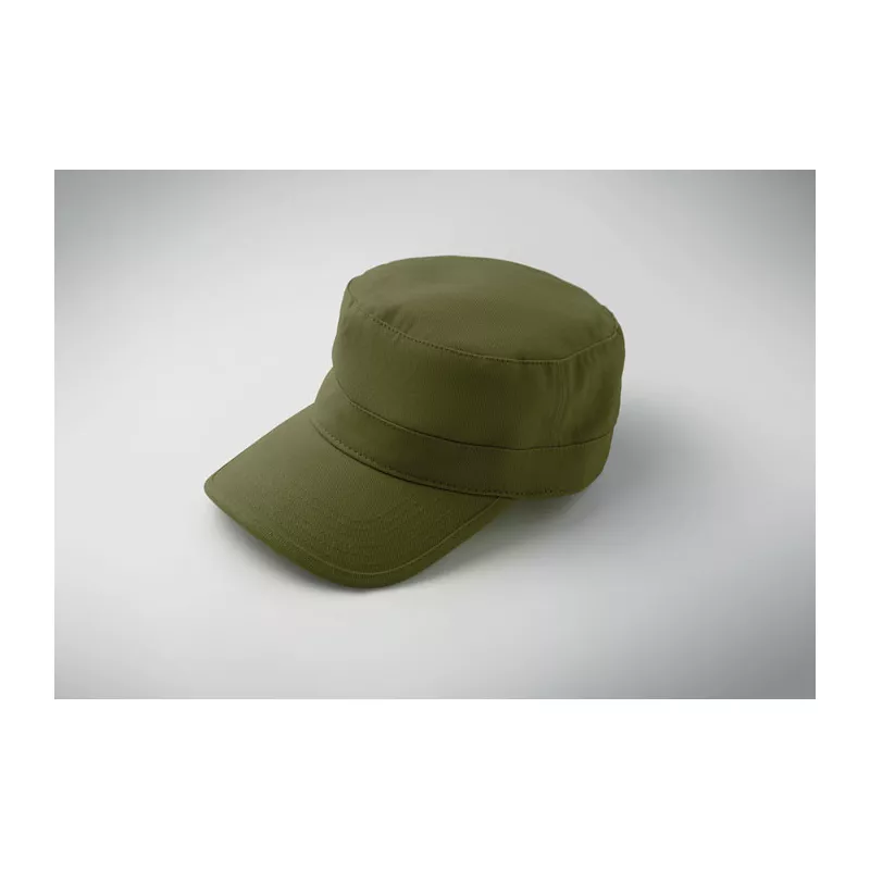 Czapka wojskowa bawełniana 260 g/m² FIELD - Zieleń Wojskowa (MO2867-49)