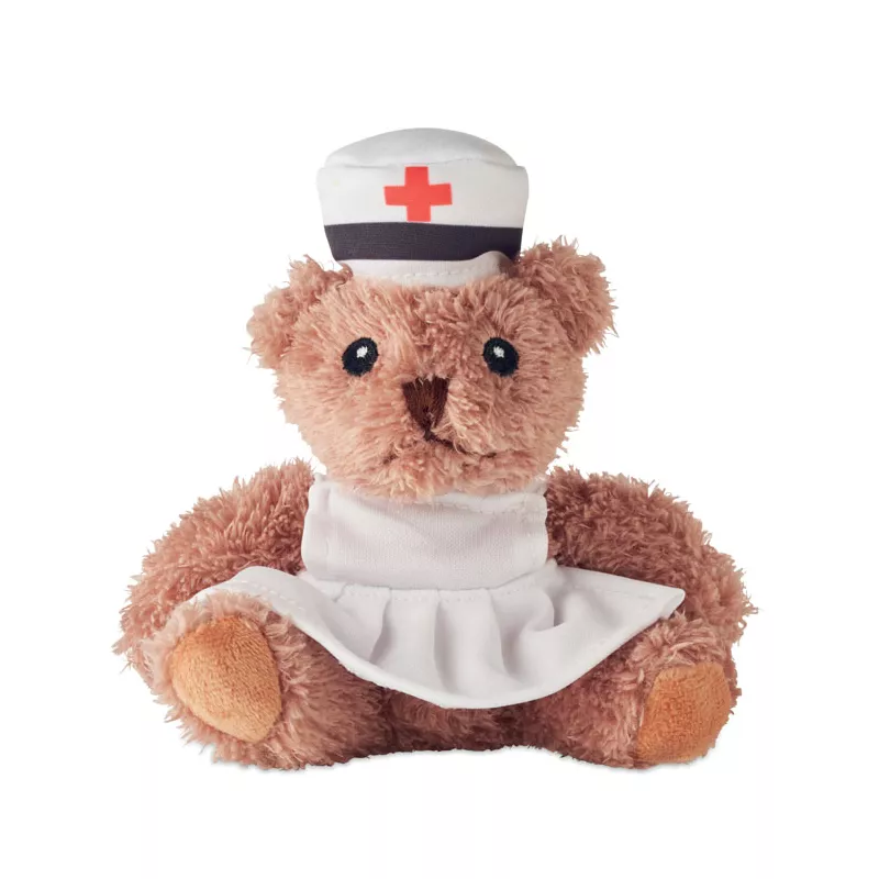 Miś pluszowy w stroju pielęgniarki NURSE - Bialy (MO2839-06)