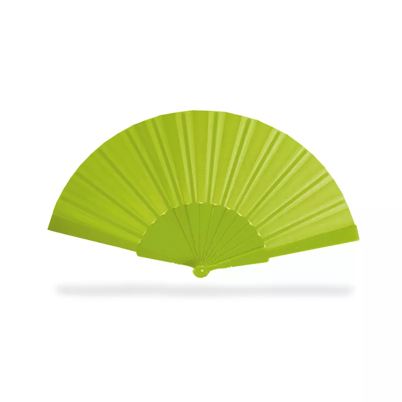 Wachlarz plastikowy z ABS FANNY - Limonka (KC6733-48)
