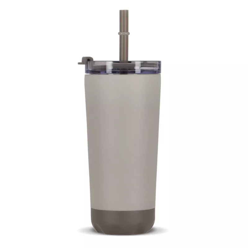 Kubek termiczny InSideOut ze stali nierdzewnej o podwójnych ściankach, 600 ml - beżowy (LT57017-N0055)