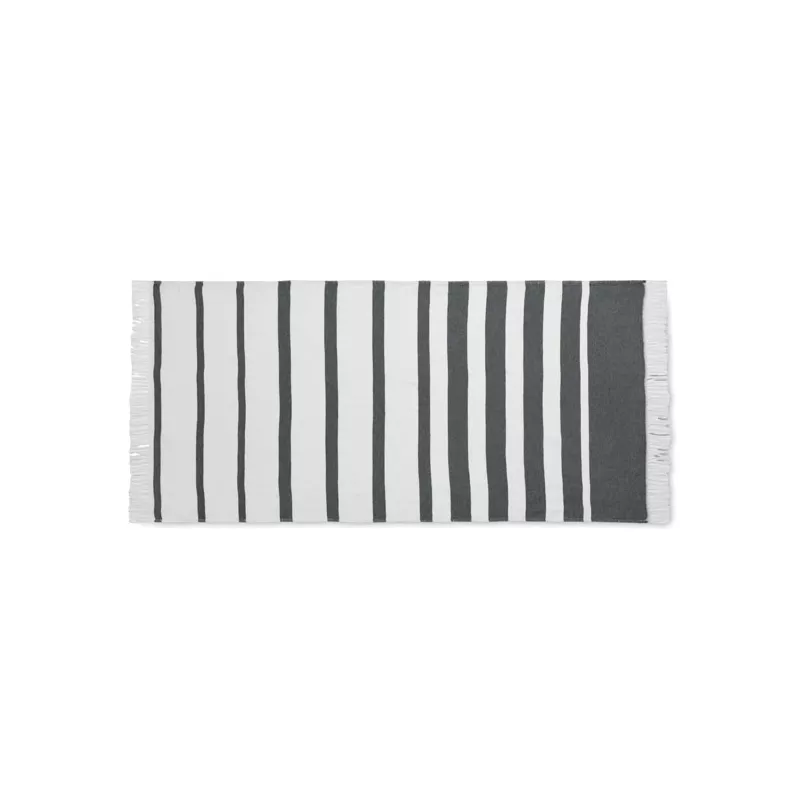 Ręcznik hammam z recyklingu 70x140 cm 300 g/m² MAR - Szary (MO2057-07)