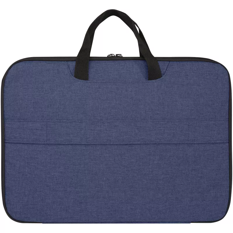 Libra etui na laptopa 2 w 1 o pojemności 3 l wykonane z materiałów z recyklingu z certyfikatem GRS - Granatowy melanż (13008555)