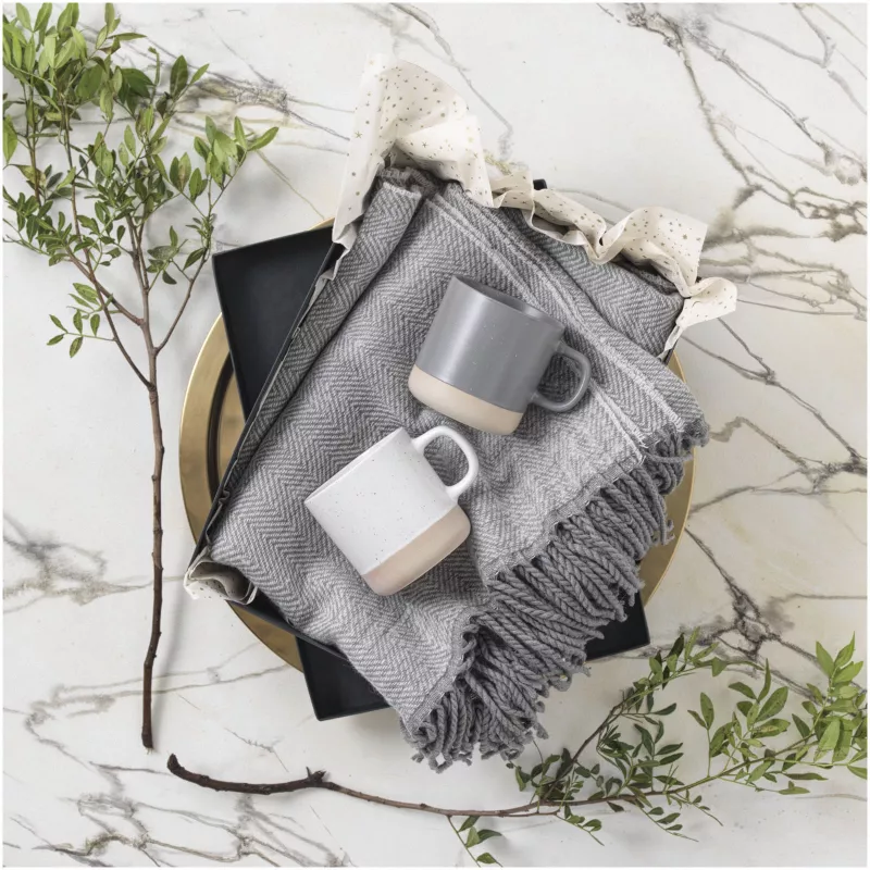 Kubek ceramiczny Pascal o pojemności 360 ml - Czarny (10054000)