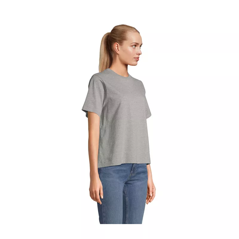 Koszulka damska organiczna Sol's LEGEND WOMEN - Szary Melanż (S04776-GM)