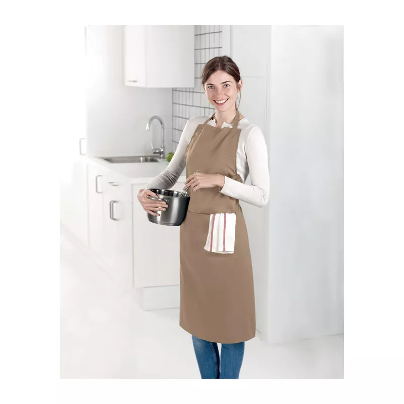 Fartuch kuchenny 190 g/m² FITTED KITAB GRANADA - Sznur (MO8441-65)