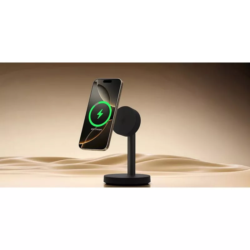 Magnetyczna ładowarka bezprzewodowa 25W Aukey - czarny (VAM16-03)