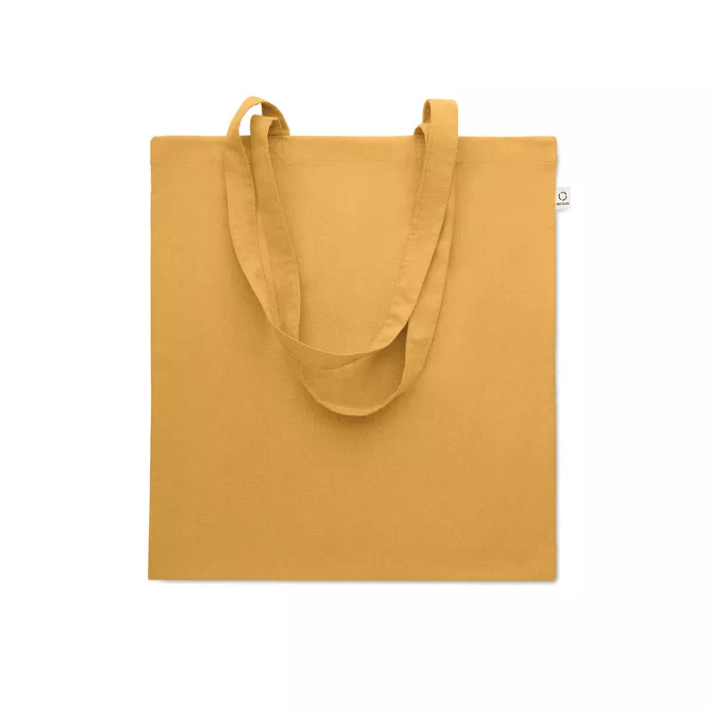 Torba z bawełny z recyklingu 140 g/m² VIVEKA COLOUR - Ochre (MO2302-78)