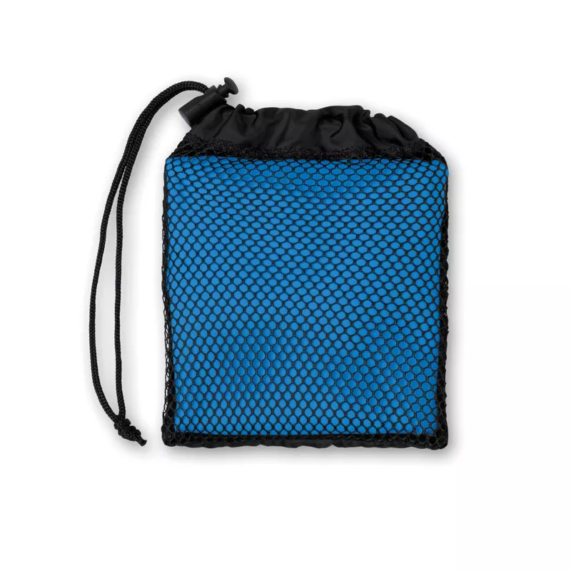 Ręcznik sportowy z mikrofibry w woreczku 35x80 cm TUKO - Niebieski (MO9025-37)