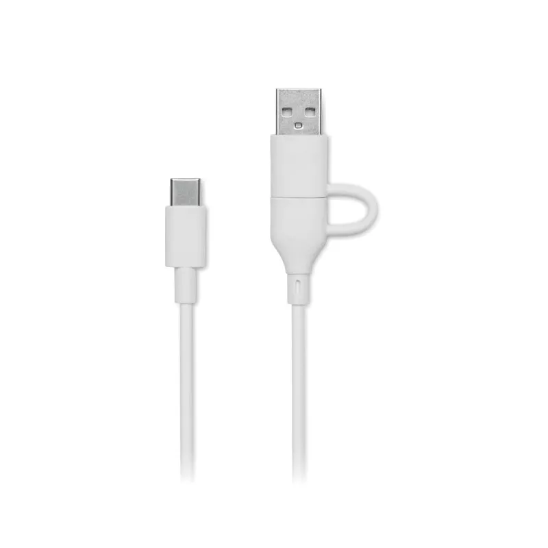 Powerbank 5000 mAh PD 20W z ABS z recyklingu KLEINPOW - Bialy (MO2602-06)