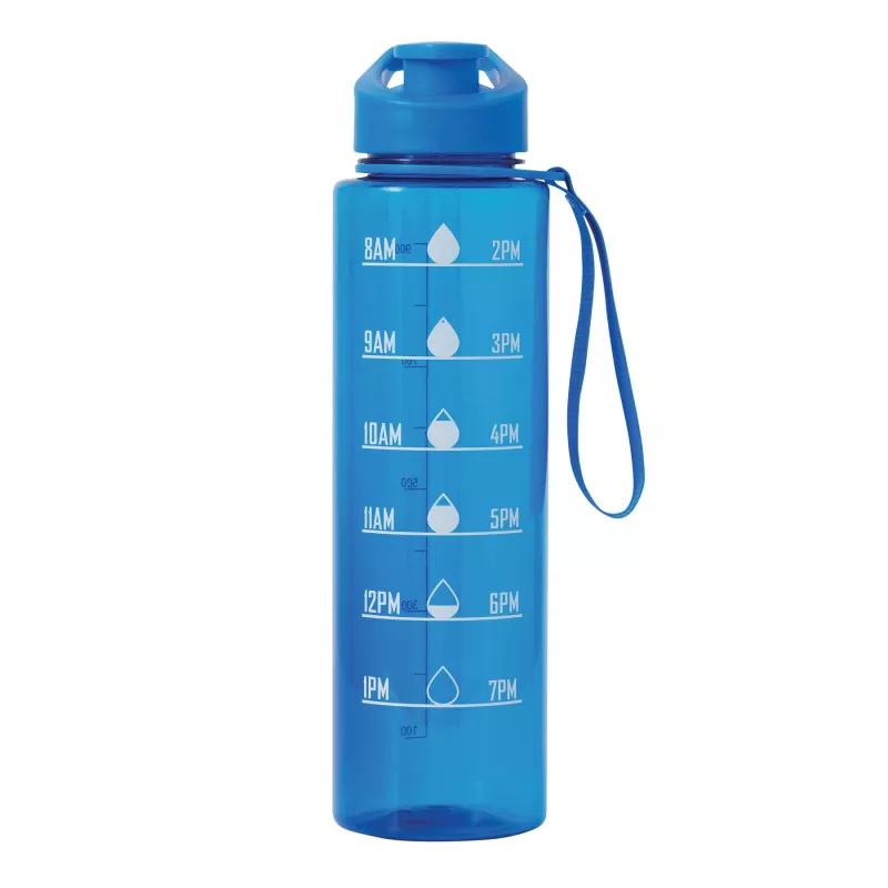 Sportowa butelka na wodę AQUA LEVEL - niebieski (56-0603187)