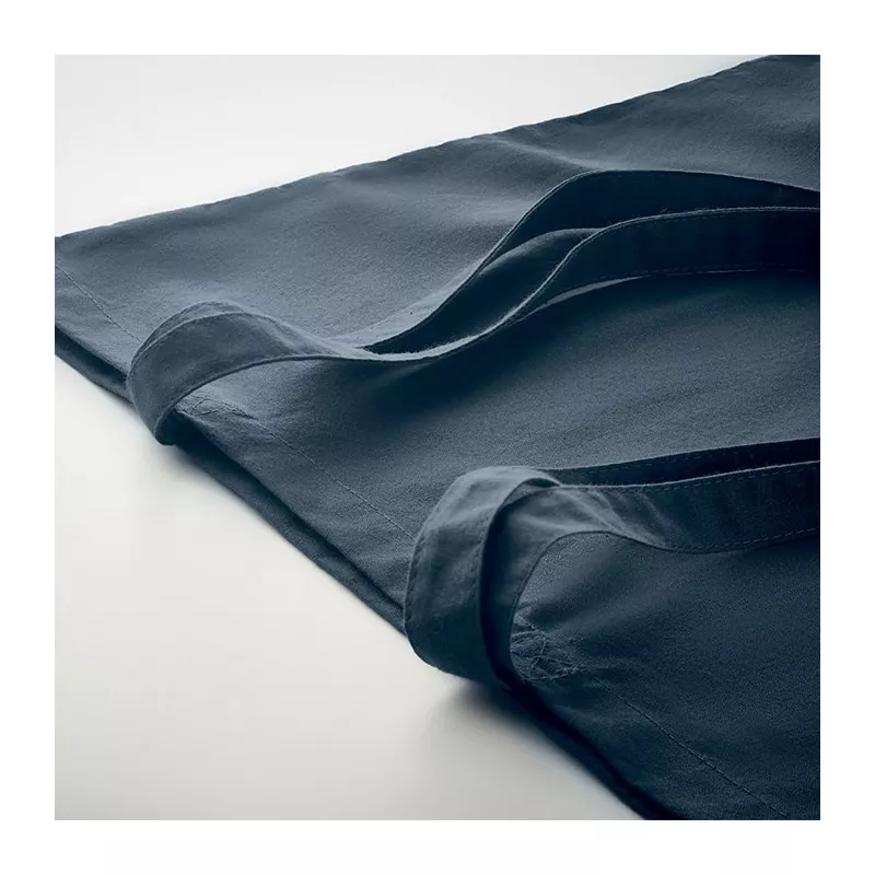 Torba z bawełny organicznej 140 g/m² ZIMDE COLOUR - Francuski Granat (MO6189-85)