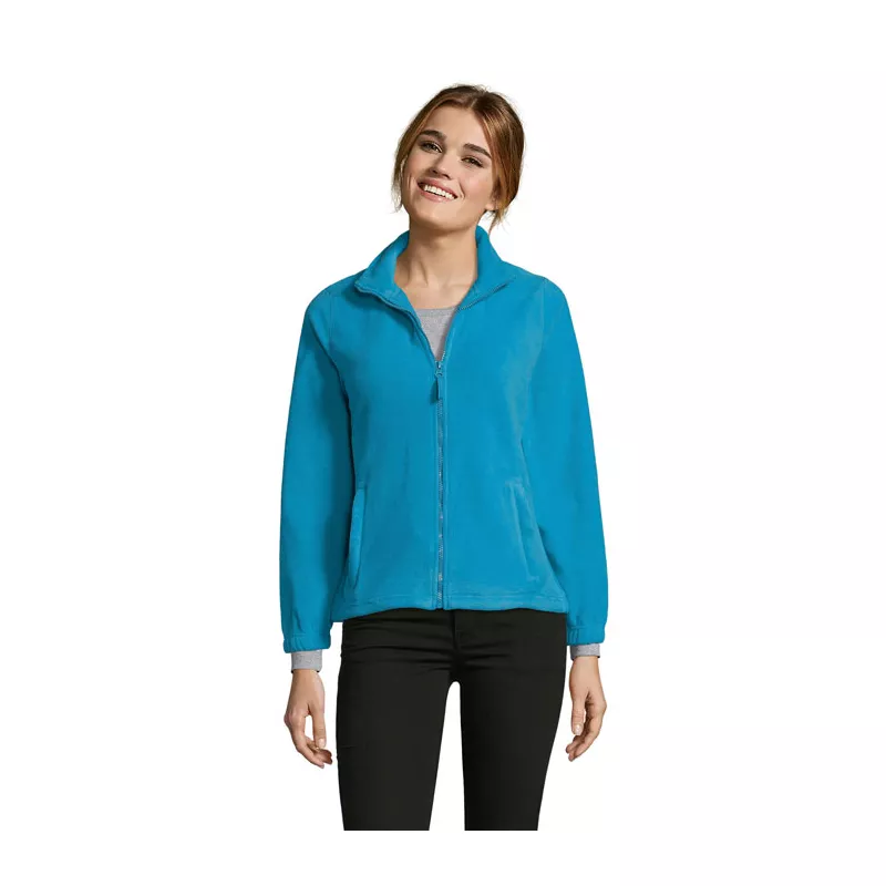 Polar damski rozpinany 300 g/m² Sol's NORTH WOMEN - Aqua (S54500-AQ)