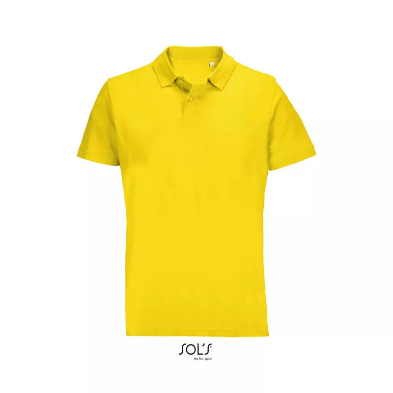 Koszulka polo unisex z czesanej bawełny Sol's PULSE - Dorado (S04502-GO)