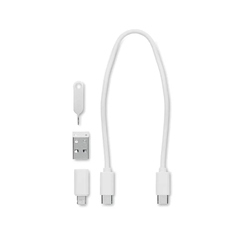 Zestaw kabli i adapterów 9 w 1 SUPABLE - Bialy (MO2156-06)
