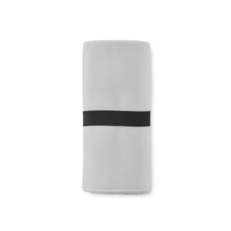 Ręcznik plażowy z mikrofibry 80x160 cm 200 g/m² WAXOFF - Szary (MO2583-07)