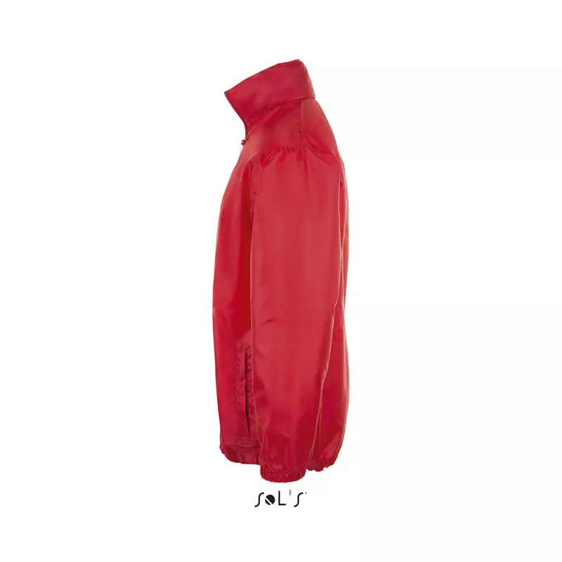 Wiatrówka unisex z kapturem 210 g/m² Sol's SHIFT - Czerwony (S01618-RD)