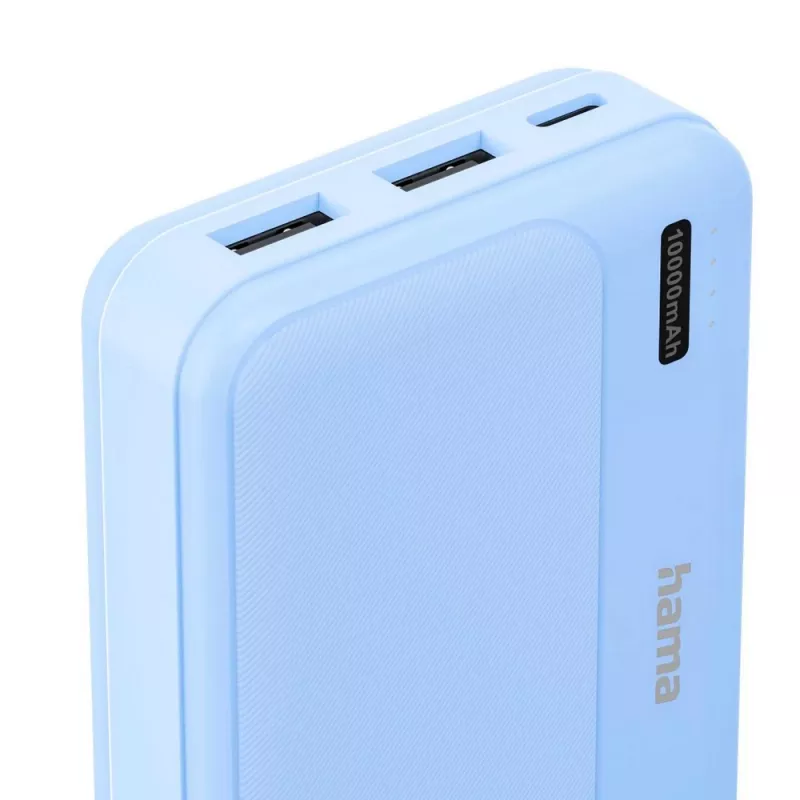 Power bank 10000 mAh Hama Power Pack Pocket - błękitny (VH082-23)