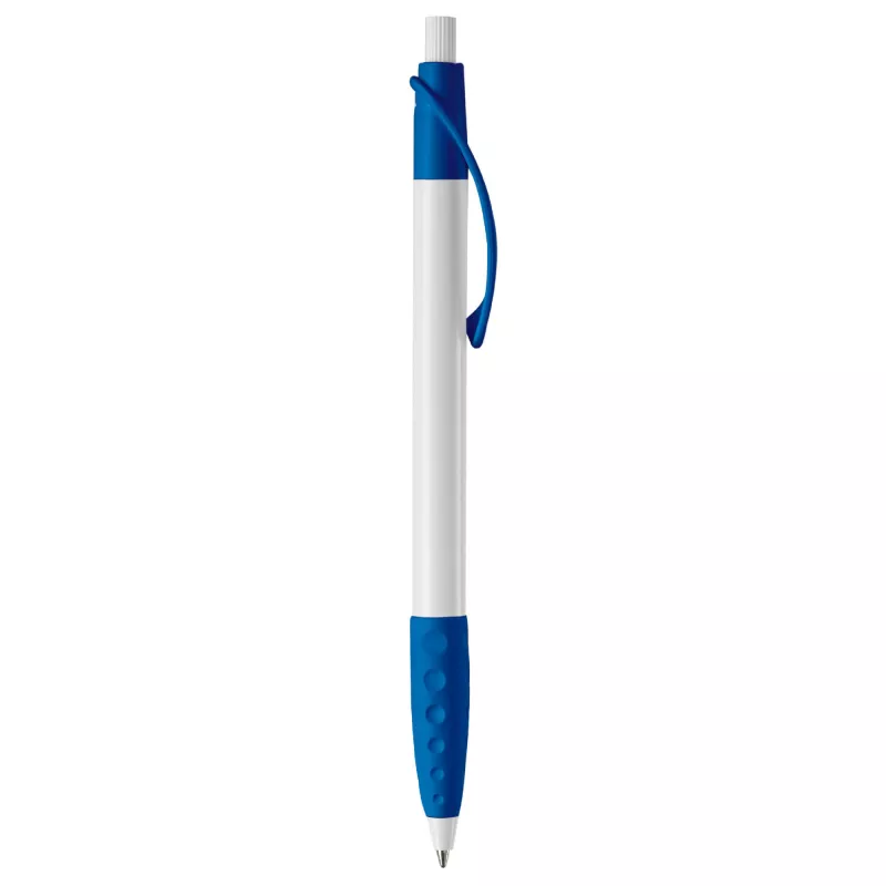 Długopis plastikowy (ABS) Cosmo - biało / królewskoniebieski (LT87622-N0114)