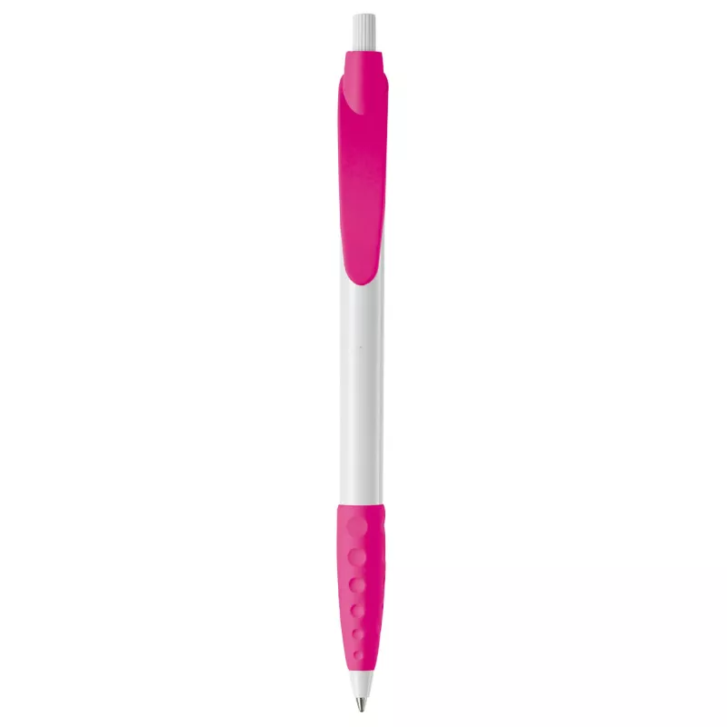 Długopis plastikowy (ABS) Cosmo - biało / różowy (LT87622-N0176)