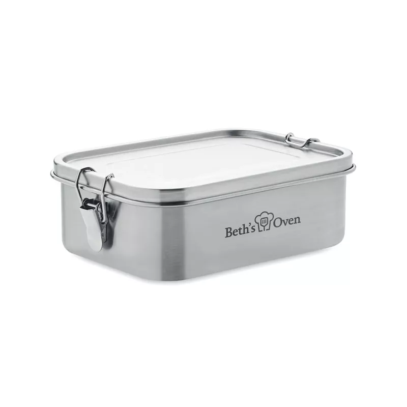 Lunchbox stalowy z przegródką 1200 ml SAO - Srebrny Mat (MO6671-16)