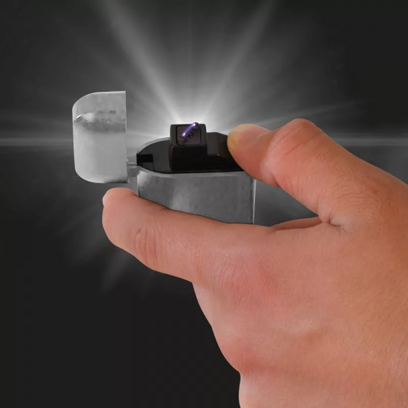 Zapalniczka z ładowaniem USB SIMONA - srebrny (9097697)