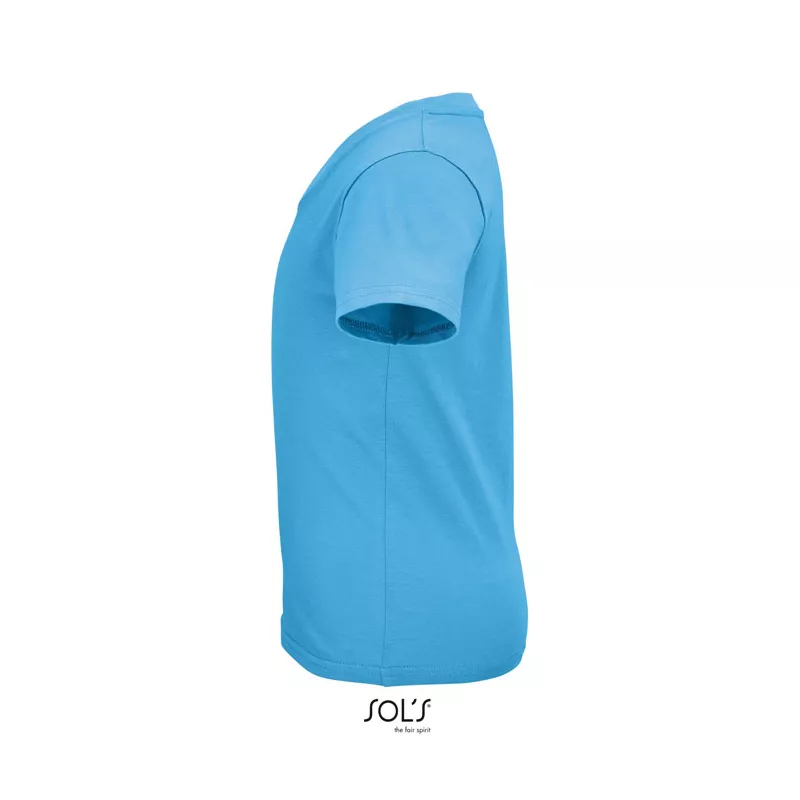 Koszulka organiczna 150 g/m² Sol's CRUSADER KIDS - Aqua (S03580-AQ)