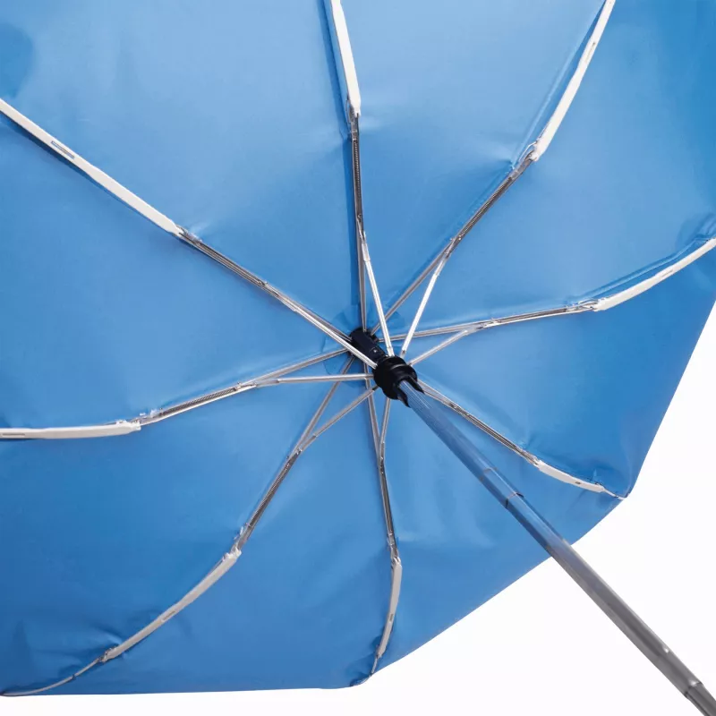 Automatyczny, wiatroodporny, kieszonkowy parasol BORA - błękitny (56-0101281)