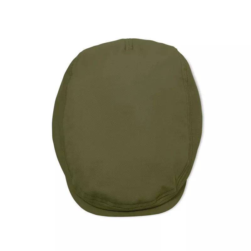 Czapka kaszkiet z bawełny twill 235 g/m² FLAT PEAK - Zieleń Wojskowa (MO2850-49)