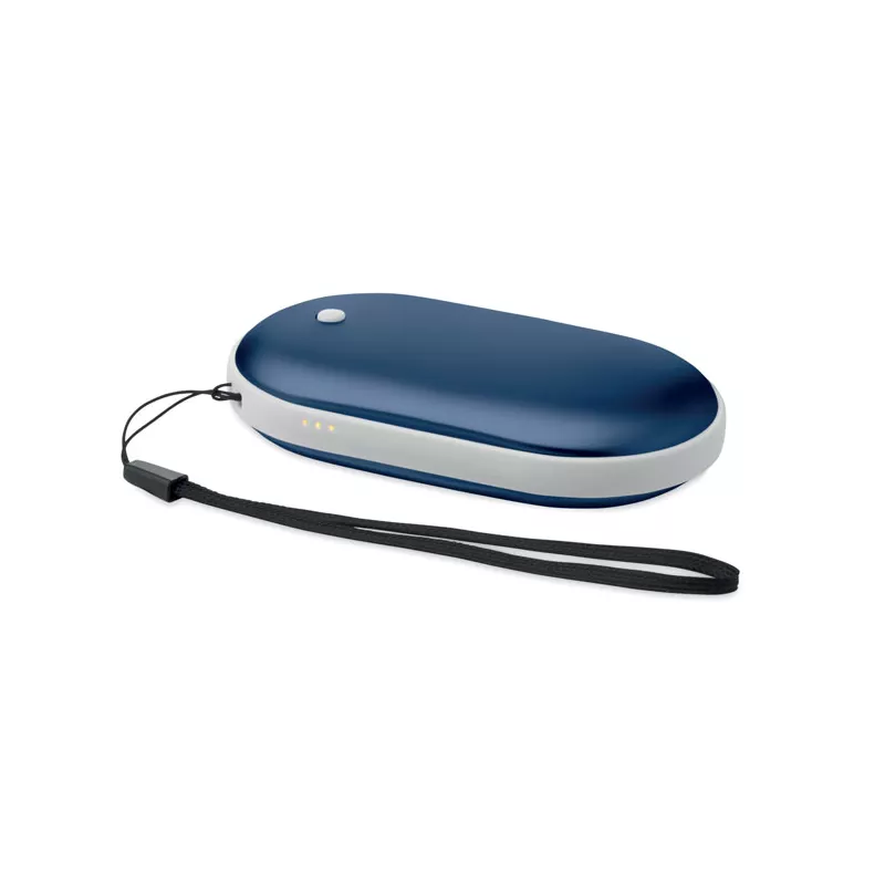 Ogrzewacz do rąk z powerbankiem 5000 mAh MUKAVA - Niebieski (MO2777-04)
